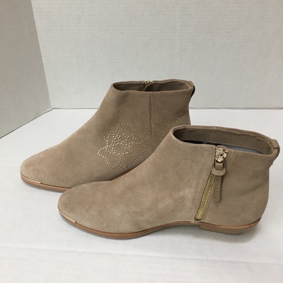 NWT Ted Baker Dakotas Studded Suede Ankle Boots - Picture 5 of 8